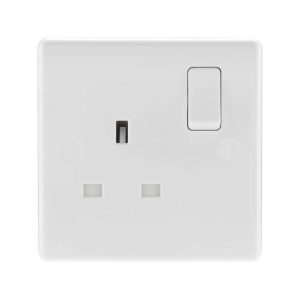 BG 13A 1 Gang Single Pole Switched Socket